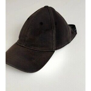 Lululemon Running Hat Cap Strap Back Womens Black Lightweight Activewear Adj